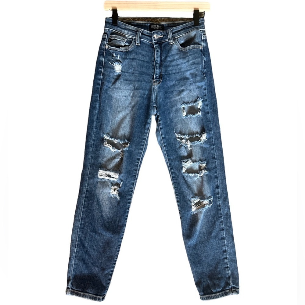 Judy Blue Boyfriend Fit High Rise Jeans